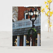 Carte de Noël "Grant House Holiday" (Fleur jaune)