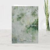 Carte de Noël Green Angel (Dos)