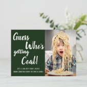 Carte de Noël Green Getting Cool Family (Debout devant)