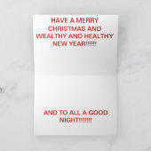 Carte de Noël Green Peace (Intérieur)