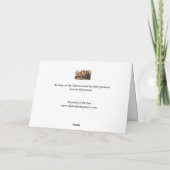 Carte de Noël - Greenwich, Londres (Dos)