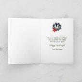 Carte de Noël Greyhath Wreath Bow (Intérieur)