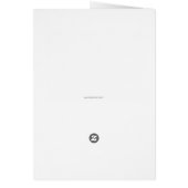 Carte de Noël Gris Noir - pliable (Dos)