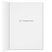 Carte de Noël Gris Noir - pliable (Intérieur (Droit))