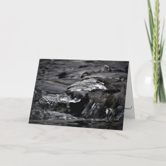 Carte de Noël "Grotte de cristal" (Devant)