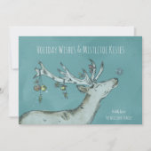 Carte de Noël Gui de Cerf (Devant)