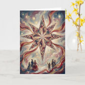 Carte de Noël Guiding Light (Fleur jaune)