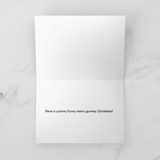 Carte de Noël Gummibär (Intérieur)