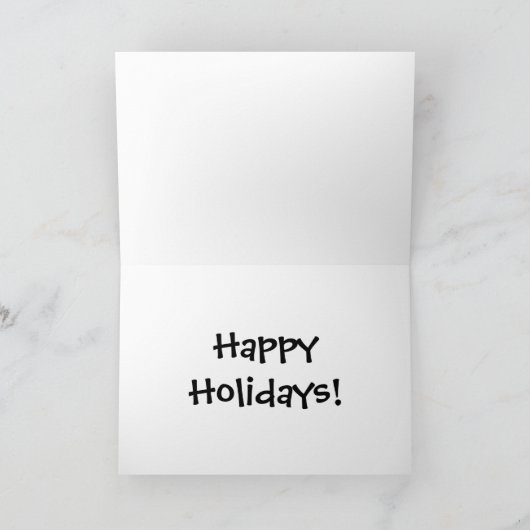 Carte de Noël Hamster (Intérieur)