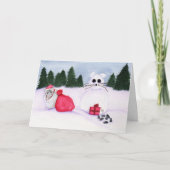 Carte de Noël Hamster (Devant)