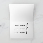 Carte de Noël Happy Ham Père Noël (Intérieur)