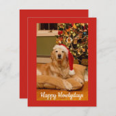 Carte de Noël Happy Howlydays pour Amoureux de les (Devant / Derrière)