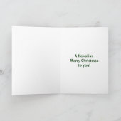 Carte de Noël Hawaïenne Mele Kalikimaka (Intérieur)