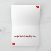 Carte de Noël Hawaïenne Mele Kalikimaka (Intérieur)