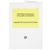 Carte de Noël Hawaïenne Mele Kalikimaka (Dos)