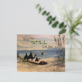 Carte de Noël herbier marin (Debout devant)