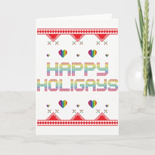 Carte de Noël heureuse de Holigays (Devant)