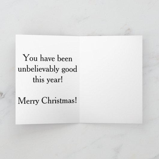 Carte de Noël Hilaire (Intérieur)