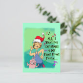 Carte de Noël Hillbilly (Debout devant)