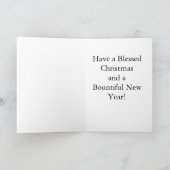 Carte de Noël hippomobile de Sleigh (Intérieur)