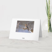 Carte de Noël hiver en Italie (Dos)