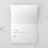 Carte de Noël Hiver Merveilleux (Intérieur)