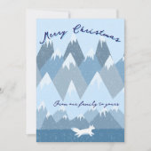 Carte de Noël hivernale (Devant)