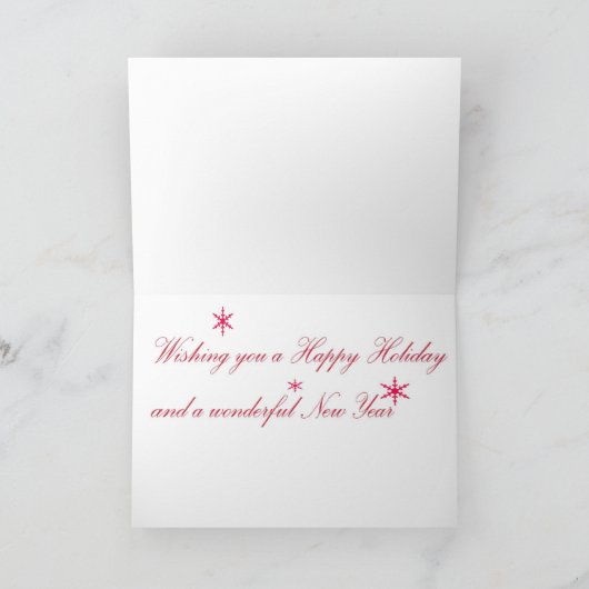 carte de noël hivers (Intérieur)