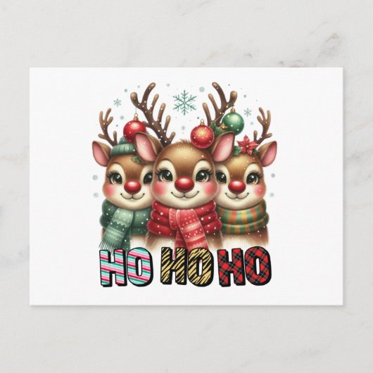 Carte de Noël Ho Ho (Devant)