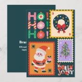 Carte de Noël Ho Ho Christmas (Devant / Derrière)