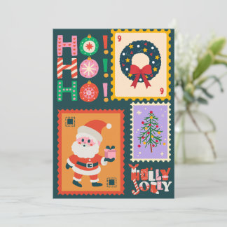 Carte de Noël Ho Ho Christmas