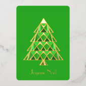 Carte de Noël Holly Green Joyoux Noel (Recto)