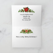 Carte de Noël - Hôtel Elephant, Atlantic City (Intérieur)