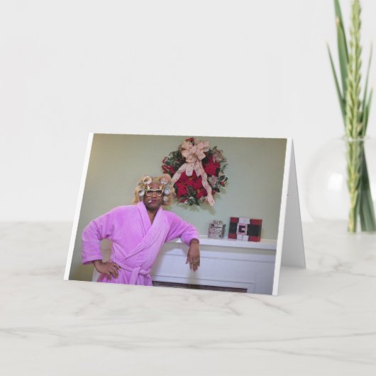 Carte de Noël humoristique (Devant)