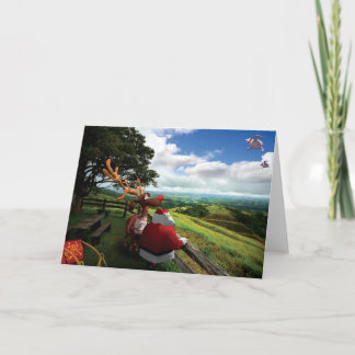 Carte de Noël humoristique du pèlerinage de Père N