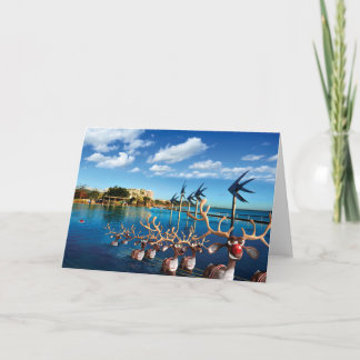 Carte de Noël humoristique du pèlerinage de Père N