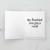 CARTE DE NOËL HUMOUR (Intérieur)