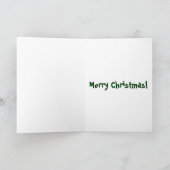 Carte de Noël Humour ~Chien (Intérieur)