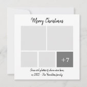 Carte de Noël Humour Corona Virus 2021 (Devant)