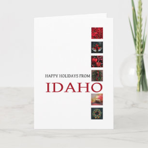 Carte de Noël Idaho, préciser