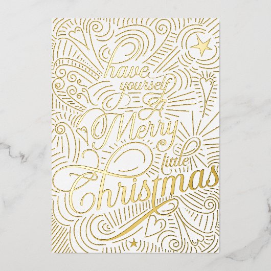 Carte de Noël Illustrée (Recto)