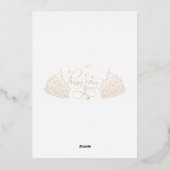 Carte de Noël Illustrée (Verso)
