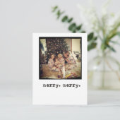 carte de noël instagram photo (Debout devant)