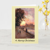 Carte de Noël - Inverness (Fleur jaune)