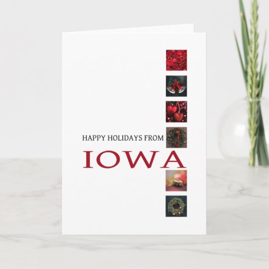 Carte de Noël Iowa, préciser (Devant)