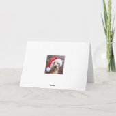 Carte de Noël « irlandais terriers " (Dos)