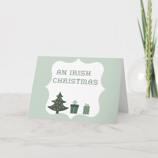 Carte de Noël irlandaise (Devant)