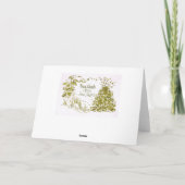 Carte de Noël italien et de nouvelle année (Dos)