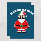 Carte de Noël italienne (Devant / Derrière)