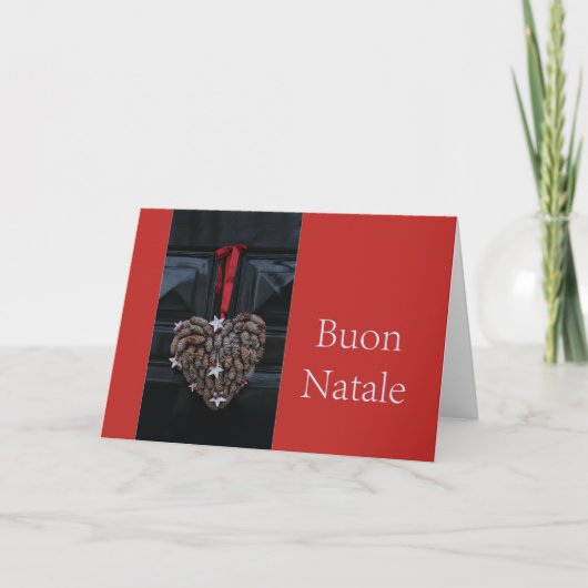 Carte de Noël italienne Buon Natale (Devant)
